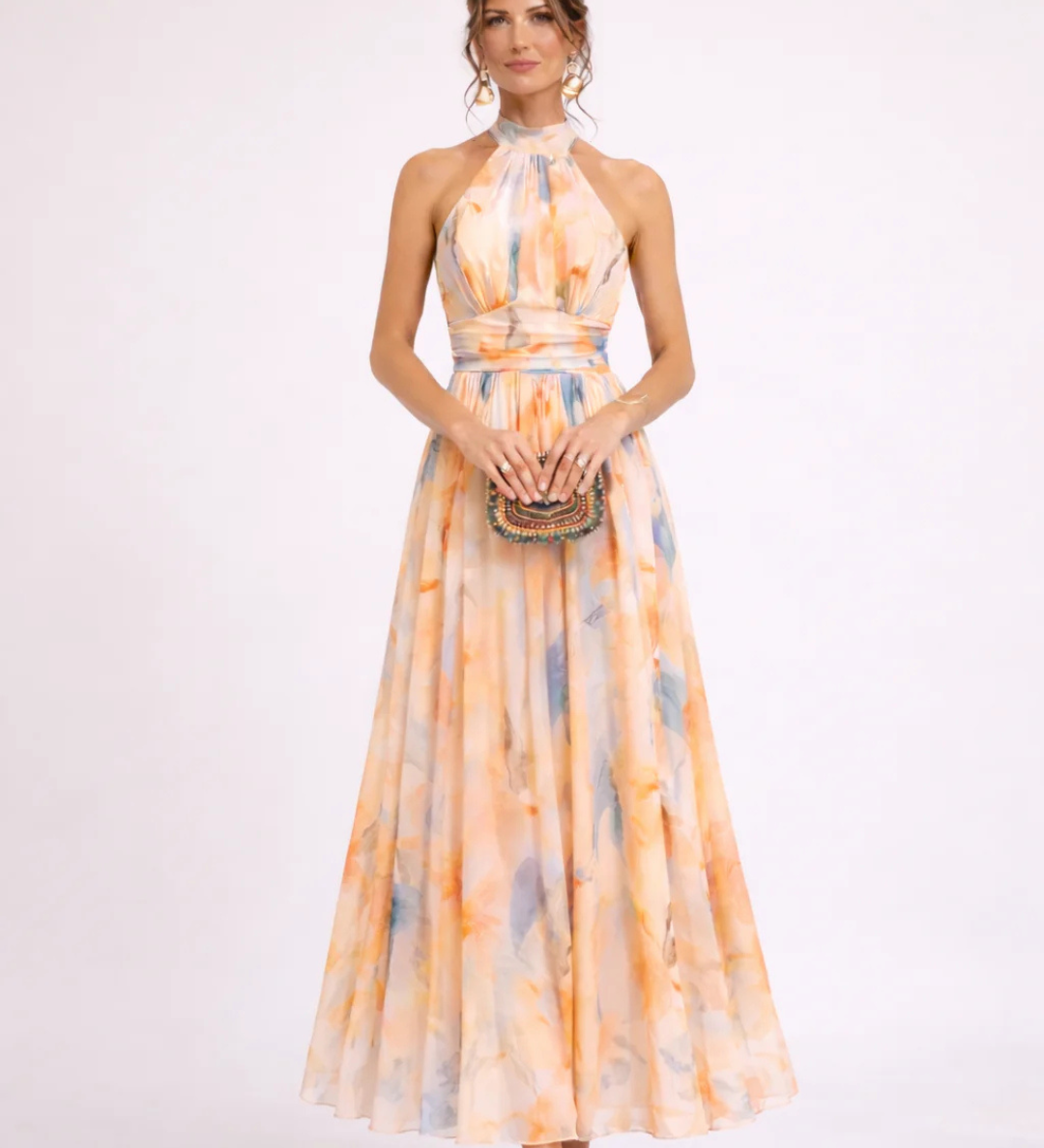 Neckholder Maxikleid