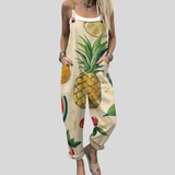 Latzhose mit Tropenfrüchten