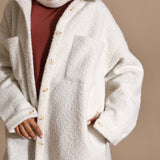 Bouclé-Kleid Hemd
