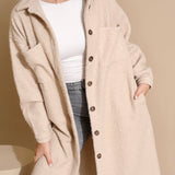 Bouclé-Kleid Hemd