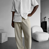 Loose Fit Cord Pant - Beige