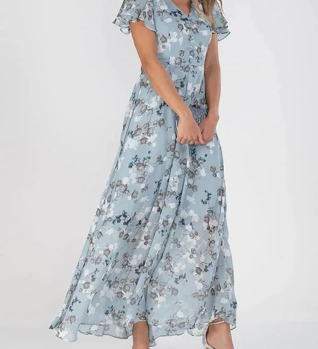 ZURI | ELEGANTES UND FLIEßENDES KLEID MIT FIGURBETONENDEM EFFEKT