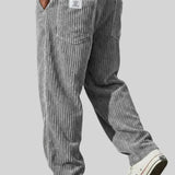 Herren Cordhose mit elastischem Bund