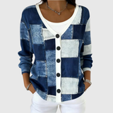 Bequemer, Knopf-Cardigan
