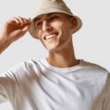 Tech-Leinen-Bucket-Hat Sandshell