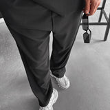Loose Fit Cord Pant - Black
