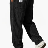 Herren Cordhose mit elastischem Bund