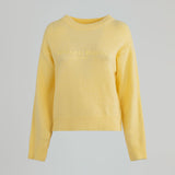 Langarm-Pullover mit geprägtem Logo