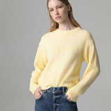 Langarm-Pullover mit geprägtem Logo