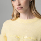 Langarm-Pullover mit geprägtem Logo