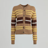 Pullover mit Rundhalsausschnitt und Zopfmuster