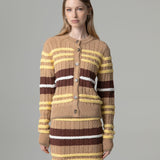 Pullover mit Rundhalsausschnitt und Zopfmuster