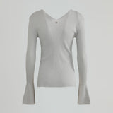 Langarmshirt aus Lurex