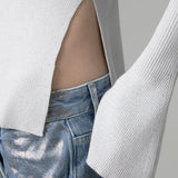 Langarmshirt aus Lurex