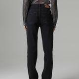 Slim-Fit-Jeans mit Salpa und Logo auf der Rückseite