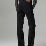 Slim-Fit-Jeans mit Salpa und Logo auf der Rückseite
