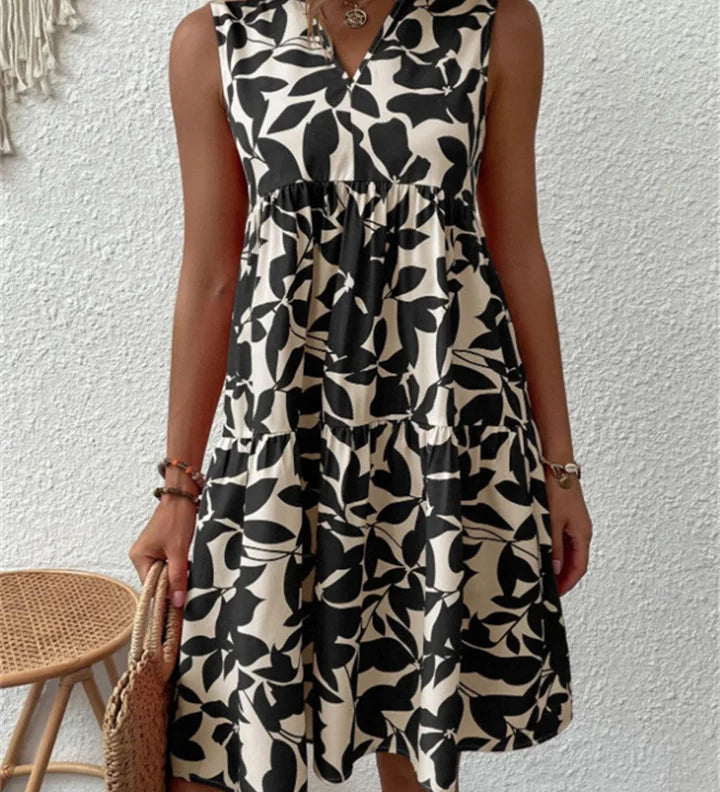 TASHA | MIDI-ROBE FLIEßEND UND AUSGEGLICHEN