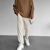 Loose Fit Cord Pant - Beige