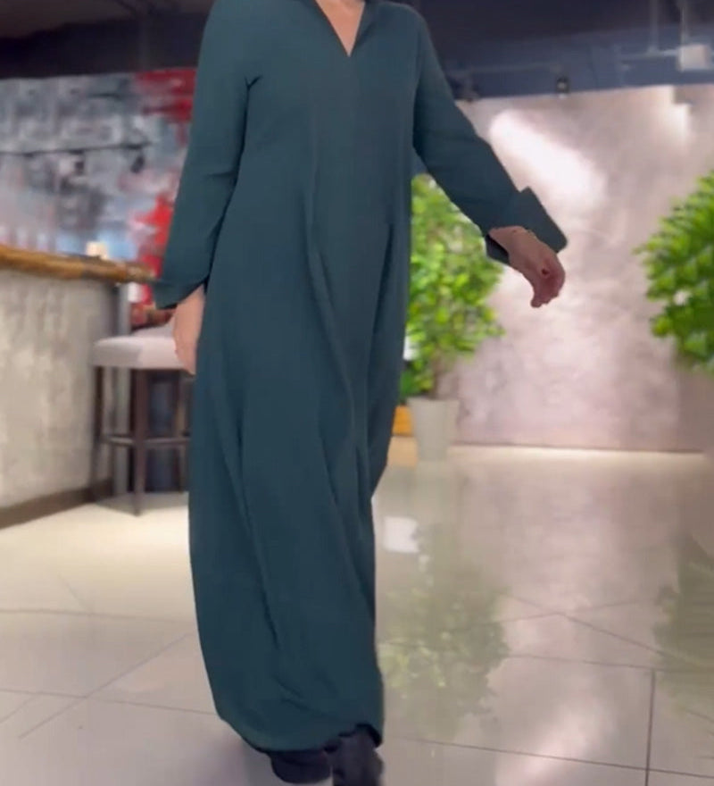 Sylvie - Weit geschnittenes Maxikleid
