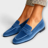 Louise™ | Mokassins aus weichem Velours