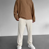 Loose Fit Cord Pant - Beige
