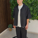 Weiches schwarzes Hemd