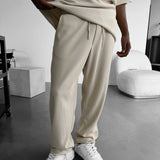 Loose Fit Cord Pant - Beige