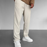 Loose Fit Cord Pant - Beige