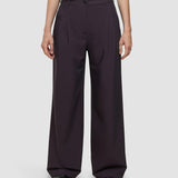 Damen Avira Hose Weit Bordeaux Beere