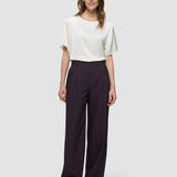 Damen Avira Hose Weit Bordeaux Beere