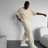 Loose Fit Cord Pant - Beige