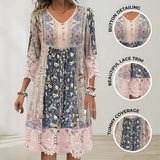NAYA | MIDI-KLEID FLUIDE BOHO LUXE