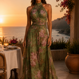 Elegantes Sommerkleid mit Blumenmuster