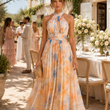 Neckholder Maxikleid