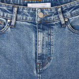 Damen Klassische Jeans Relaxed Fit Snow Blue Wash