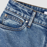 Damen Klassische Jeans Relaxed Fit Snow Blue Wash