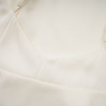Ruffled Satin Mini Dress