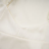 Ruffled Satin Mini Dress