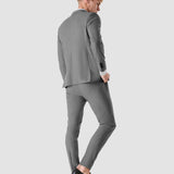 Essential Blazer Cloud Grau Regular