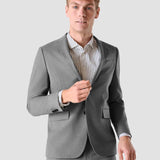 Essential Blazer Cloud Grau Regular