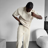 Loose Fit Cord Pant - Beige