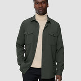 Müheloses Overshirt Nachtgrün