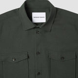 Müheloses Overshirt Nachtgrün