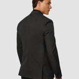 Essential Blazer Regular Asphalt Nadelstreifen