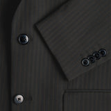 Essential Blazer Regular Asphalt Nadelstreifen