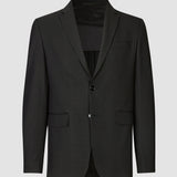 Essential Blazer Regular Asphalt Nadelstreifen