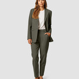 Essential Blazer Dunkeloliv