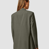 Essential Blazer Dunkeloliv