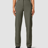 Essential Hose Straight Dunkel Oliv