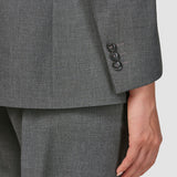 Essential Blazer Dunkel Grau Melange